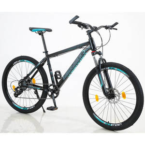 Bicicleta de Montaña para Exteriores, 21 Velocidades, Doble Freno de Disco, Rueda de 26 Pulgadas, Cuadro de Aleación de Aluminio, Sillín Confortable para Hombres y Mujeres - Product Image 2
