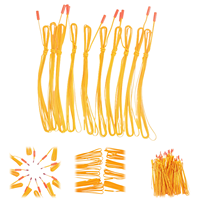 Allumeur de feux d'artifice à capuchon rouge orange de 100 cm, résistant aux hautes températures, sûr et fiable, télécommande certifiée CE pour les célébrations