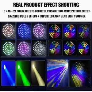 Luz de Cabeza Móvil Baiqi Beam 250W Luces de Discoteca Lyre LED para Escenario Discoteca Club DJ Sharpy Beam 250 - Product Image 5