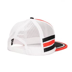 5 Panel <b>Navy</b> <b>Blue</b> Foam Premium Gorras Sports <b>Caps</b> Stripes Custom Embroidery logo Mesh Hats - Product Image 3