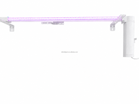 Système de rail de rideau motorisé intelligent Tuya Wifi pour maison connectée, rail de rideau électrique LED, rail de rideau motorisé automatique