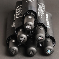 Parapluie pliant automatique haut de gamme à 8 baleines, coupe-vent, idéal pour les voyages, personnalisable avec votre marque, disponible en stock directement de l'usine