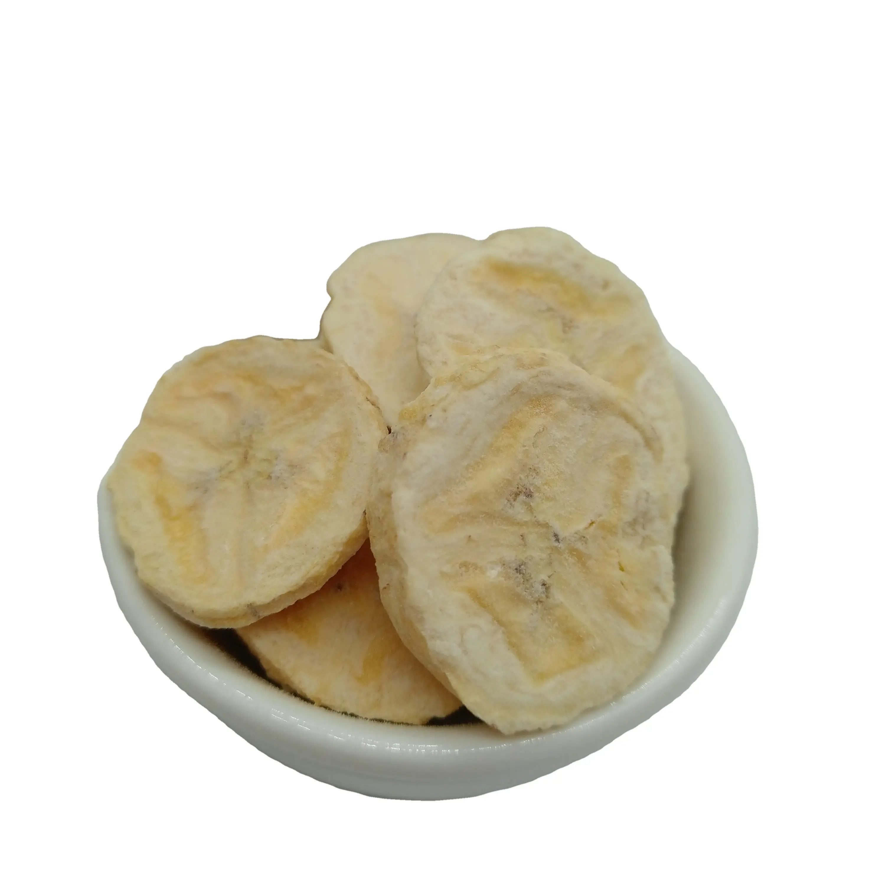 Fabriek Groothandel Fd Gevriesdroogde Vruchten Gevriesdroogde Banaan Chips Bulk Gevriesdroogde Bananen