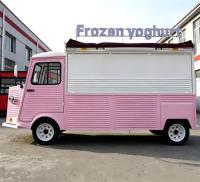 Camión de Comida Eléctrico Personalizado para Helados con Cocina de Acero Inoxidable, Remolque Móvil de Venta con Certificación CE/DOT para EE. UU.