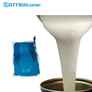 25 Shore A Dureté OTT-S725 RTV 2 Semelle de chaussure <span class=keywords><strong>Moulage</strong></span> Silicone pour la coulée <span class=keywords><strong>d</strong></span>'aluminium - Product Image 2