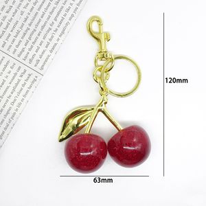 Ювелирные изделия SC весна лето популярная сумка автомобиль универсальный позолоченный кулон симпатичный Золотой Красный Фиолетовый Вишневый брелок для моей дочери - Product Image 5