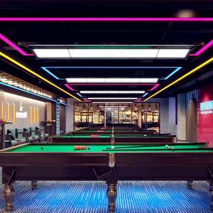 Modern Simple Design High-End <strong>Billiard</strong> Room Atmosphere <strong>LED</strong> Pendant Lamp Seamless Splicing Pool Room Ambiance Decorative <strong>Lighting</strong> - Product Image 1