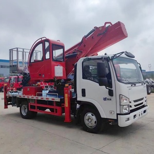 Camión con Plataforma Elevadora ISUZU KV100 de 28m/30m, Vehículo de Trabajo Aéreo para Operaciones en Altura - Product Image 3