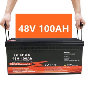 Batería Lifepo4 12V 24V 48V 100Ah 200Ah 300Ah 400Ah con JK Active Balance BMS e interruptor Bluetooth Batería de almacenamiento de energía para el hogar - Product Image 3