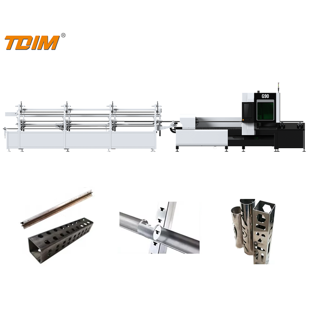 Cutting Tube Machines High Efficiency Ospri/Boci Laser Cutting Head Auto Feeding Pipe Laser Cutting Machines