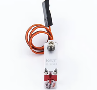 Moteur servo numérique micro KST X06H V6.0 en alliage d'aluminium et acier trempé, couple de 1,8 kg, haute performance pour planeurs RC
