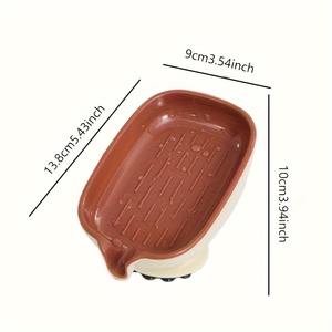 <span class=keywords><strong>Porte</strong></span>-<span class=keywords><strong>savon</strong></span> à ventouse à drainage rapide pour salle de bain, douche <span class=keywords><strong>et</strong></span> évier de cuisine - Pratique <span class=keywords><strong>et</strong></span> durable - Product Image 6