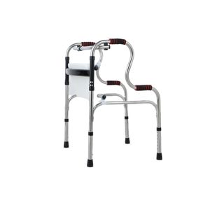 Déambulateur à double pliage réglable multifonction confortable en acier inoxydable Déambulateur confortable - Product Image 5