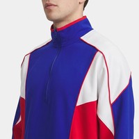 Chaqueta Deportiva Personalizada con Logotipo para Hombre, Diseño Color Block con Cierre de Cremallera, Tejido Transpirable de Poliéster, Ropa Deportiva para Gimnasio, OEM ODM