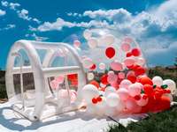 Tente à bulles gonflable transparente pour le camping en plein air, dôme transparent, maison à bulles, tentes personnalisées pour la cour et les stations balnéaires