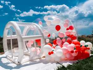 Tente à bulles gonflable transparente pour le camping en plein air, dôme transparent, maison à bulles, tentes personnalisées pour la cour et les stations balnéaires - Product Image 2