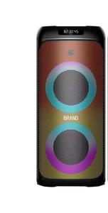 Nuevo sonido envolvente Altavoz de fiesta de 4*8 pulgadas Altavoz de fiesta de diente azul con luces <span class=keywords><strong>LED</strong></span> de bola en el panel superior - Product Image 2