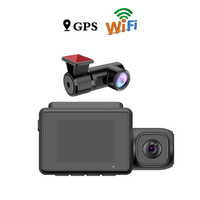 Oem Odm Dual Camera Dvr Auto Black Box Dashcam Hd 1080P Auto Dvr Videorecorder Gps Wifi 4K Dashcam