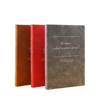 Carnet de luxe en cuir à couverture rigide, carnet personnalisé avec pages personnalisées, agenda personnalisé A5