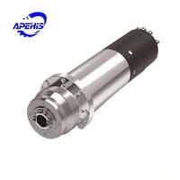 Moteur de broche ATC refroidi par eau à couple élevé de 7,5 kW, 4 roulements, BT30/BBT30/HSK-E40, diamètre 120 mm avec bride APS120FL2-30-24Z/7.5KW
