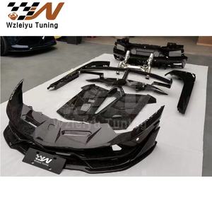 Kit de carrosserie complet en Fiber de carbone sèche de Style SVJ équipement de haute qualité pour Lamborghini Aventador LP700-4 LP720 LP750 <span class=keywords><strong>Bodyparts</strong></span> - Product Image 2