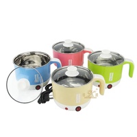 Vente chaude pas cher prix en acier inoxydable nouilles pot lait chaudière bouilloire en acier inoxydable électrique skillets marmite