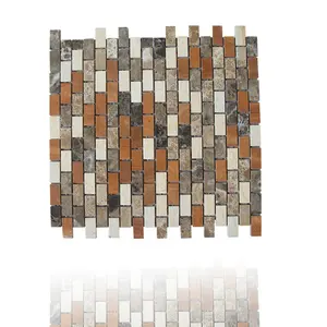 Artificial Stone Polished Special High Quality Mixed Mosaic Tile for Kitchen