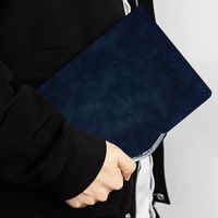 2025-2026 Agenda cousu avec logo personnalisé en cuir PU A5 à couverture rigide Journal avec agenda quotidien en anglais Cahier personnalisé