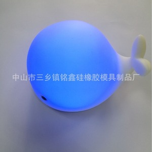 <b>Childrens</b> Silicone Night Light Round Tap Control Multicolored Led Battery Powered For Room Sleep Aid - Product Image 4