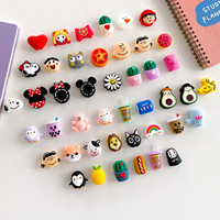 Nouveaux produits tendances protecteur de câble en caoutchouc de silicone de dessin animé mignon 3d pour iphone et samsung