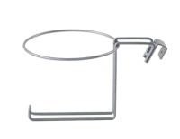 Étagères en fer classiques Pot de fleurs clôture garde-corps suspendus jardinières paniers étagère balcon porte-fleurs rond porte-plantes en métal
