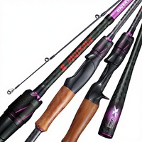 Nouvelle Canne à Pêche Zhengteng Lingrui Deuxième Génération Fuji Accessoires Carbone Action Moyenne ML MH Lancer Longue Distance pour Bar et Perche