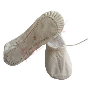 Zapatos de Ballet de cuero elástico para mujer, calzado de calidad - Product Image 4