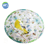 Set de table rond personnalisé en PP avec impression UV, résistant à la chaleur, écologique, de qualité alimentaire, pour restaurant et maison