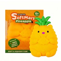 Jouet Squishy Ours Mignon Ananas Réaliste Grand Ananas en TPR Anti-Stress Balle Sensorielle Fidget pour Soulager l'Anxiété et la Colère