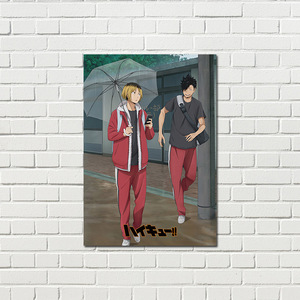 8PCS/SET <span class=keywords><strong>Haikyuu</strong></span> Hinata Shoyo <span class=keywords><strong>Oikawa</strong></span> Tooru Décoration Murale pour Salon Chambre Décoration Maison Affiches Artisanales en Papier Anime pour Fans - Product Image 5