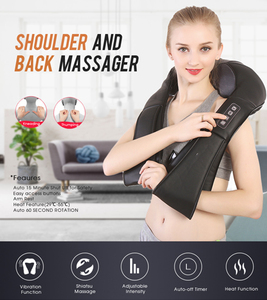 LUYAO <span class=keywords><strong>Appareil</strong></span> de <span class=keywords><strong>massage</strong></span> du <span class=keywords><strong>cou</strong></span> et des <span class=keywords><strong>épaule</strong></span>s avec chaleur, <span class=keywords><strong>appareil</strong></span> électrique de <span class=keywords><strong>massage</strong></span> du dos Shiatsu, oreiller de pétrissage 3D portable pour tissus profonds - Product Image 4
