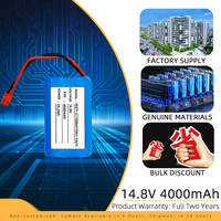 Batterie Li-ion HIZY 14,8V 4000mAh 21700 59,2Wh rechargeable avec BMS intelligent pour appareils industriels, 500 cycles