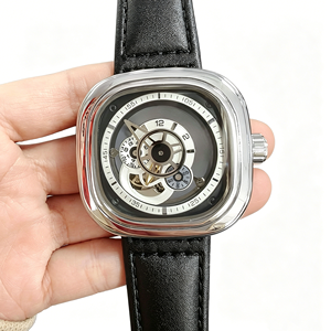 Orologio da Polso Meccanico da Uomo 2026 Nuova Moda, Quadrante Scheletrato Quadrato, Movimento Automatico, Impermeabile, per Business - Product Image 1