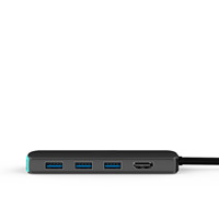 BASIX 8 in 1 Tipe C Hub Multiport Adapter USB 3.0 Kecepatan Tinggi Pengisian Daya USB Hub Docking Station