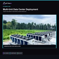Système de refroidissement par rideau d'eau pour centre de données 3,5 MW, ventilateur adiabatique EC écoénergétique IP55