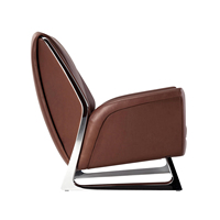 Fauteuil de relaxation en cuir véritable, inclinable, moderne, pour salon, paresseux,