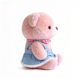 Orsacchiotto di Peluche Soffice con Vestito, Giocattolo Personalizzato con Abito Blu, Adorabile Animale di Peluche - Product Image 4