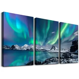 Set di pittura su tela decorazione moderna Wall Art Craft Landscape Prints Abstract Home Oil immagine personalizzata pittura decorativa