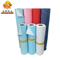 Rollo de papel de plotter CAD profesional de alta calidad, papel de impresión azul de 24 pulgadas, rollos de papel Bond de inyección de tinta de 80 GSM con plotter de 3 núcleos