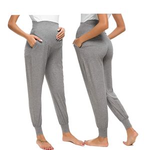 Maternité Femmes Polyester Casual Confortable Lounge Yoga <span class=keywords><strong>Pantalon</strong></span> - Product Image 1