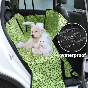 新设计绿色助力器宠物车靠背吊床防水狗座罩