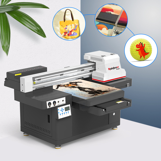 Glass Printing Machine Good Price Mini 6090 9060 A0 Size UV DTF Printer LED Flatbed UV Printer for Gift Box Glass Oval Box