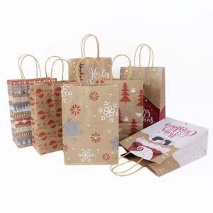 Bolsas de Papel Kraft Personalizables, Estilo Clásico, Degradables, para Compras, Regalos, con Logotipo, al por Mayor para Exposiciones - Product Image 2