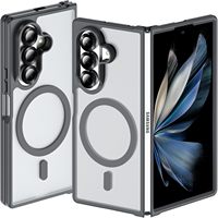 Casing Ponsel Lipat Samsung Z Fold 8/Z Flip 7 2026, PC Matte Skin-Feel Magnetik, Pelindung Anti Jatuh, Penutup Penuh
